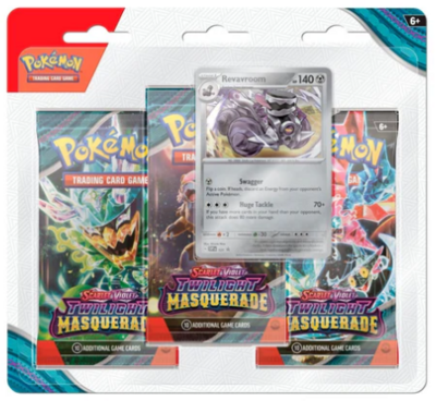 Pokémon (FR) - Tripack 3 boosters - EV06 Mascarade Crépusculaire