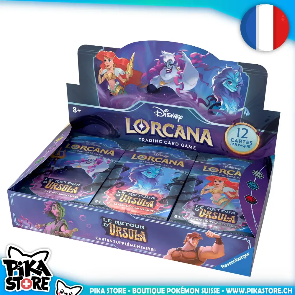 Lorcana (FR) - Display 24 boosters - CHAP4 Le retour d&#39;Ursula