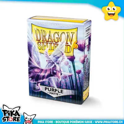 Dragon Shield - 60 protège-cartes standard Mat (violet)