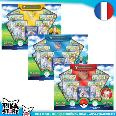 Pokémon (FR) - Collections spéciales - Équipe Intuition / Équipe Sagesse / Équipe Bravoure (set de 3) - EB10.5 Pokémon GO