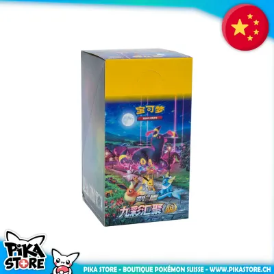 Pokémon (CHN) - Display 24 boosters - Nine Colors Gathering Friends (Evoli)