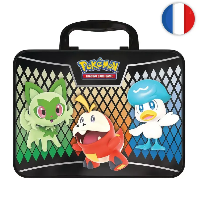 Pokémon (FR) - Coffre de collection Valisette (été 2023 : Poussacha/Chochodile/Coiffeton/Koraidon/Miraidon)