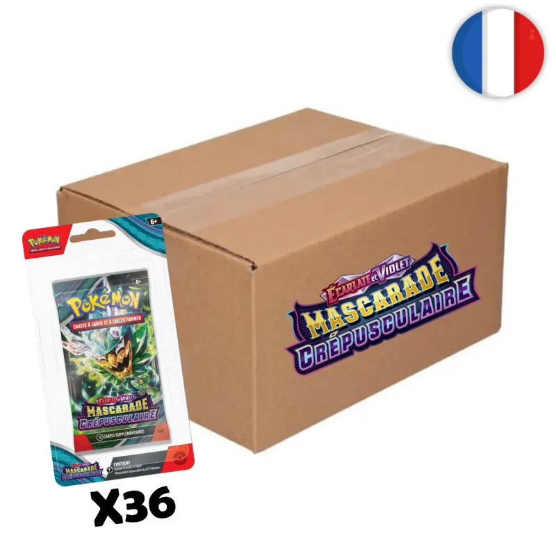 Pokémon (FR) - Case de 36 boosters sous blister - EV06 Mascarade Crépusculaire