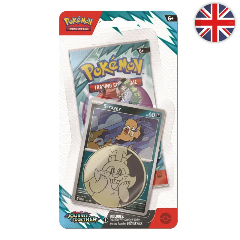 Pokémon (EN) - Booster sous blister avec carte promo Baggiguane ou Yanma - EV09 Aventures Ensemble