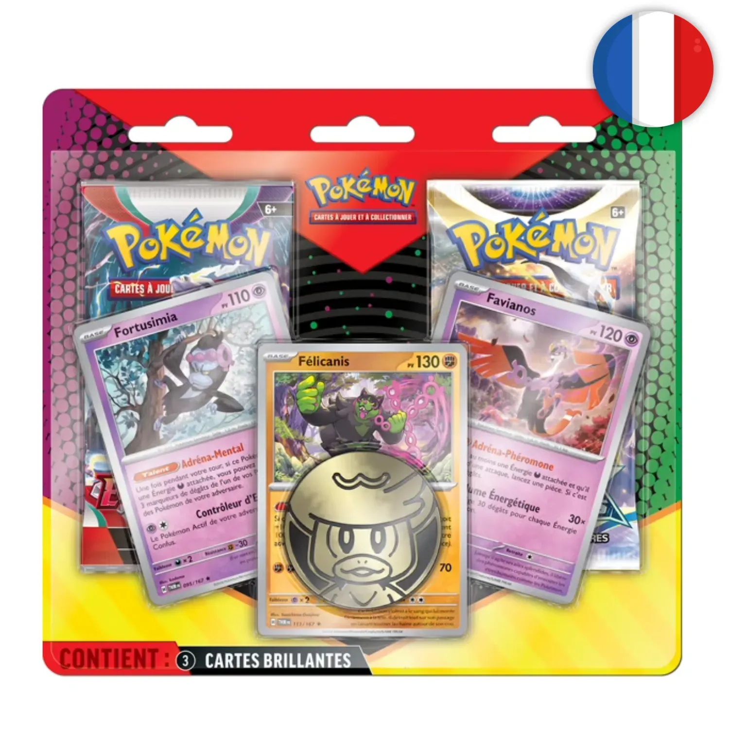 Pokémon (FR) - Pack 2 boosters + 3 cartes promo - Mars 2025