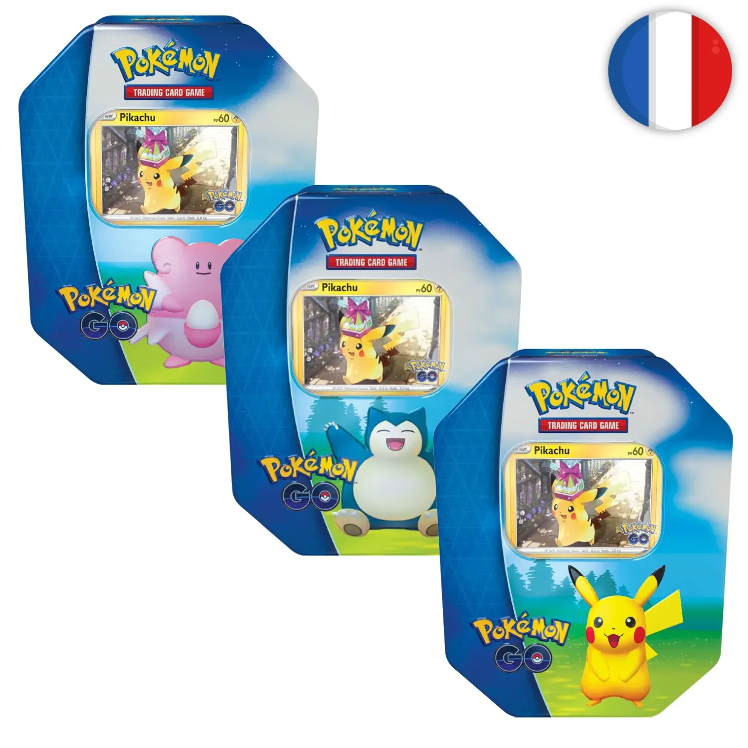Pokémon (FR) - Pokébox Pikachu, Ronflex et Leuphorie (set de 3) - EB10.5 Pokémon GO