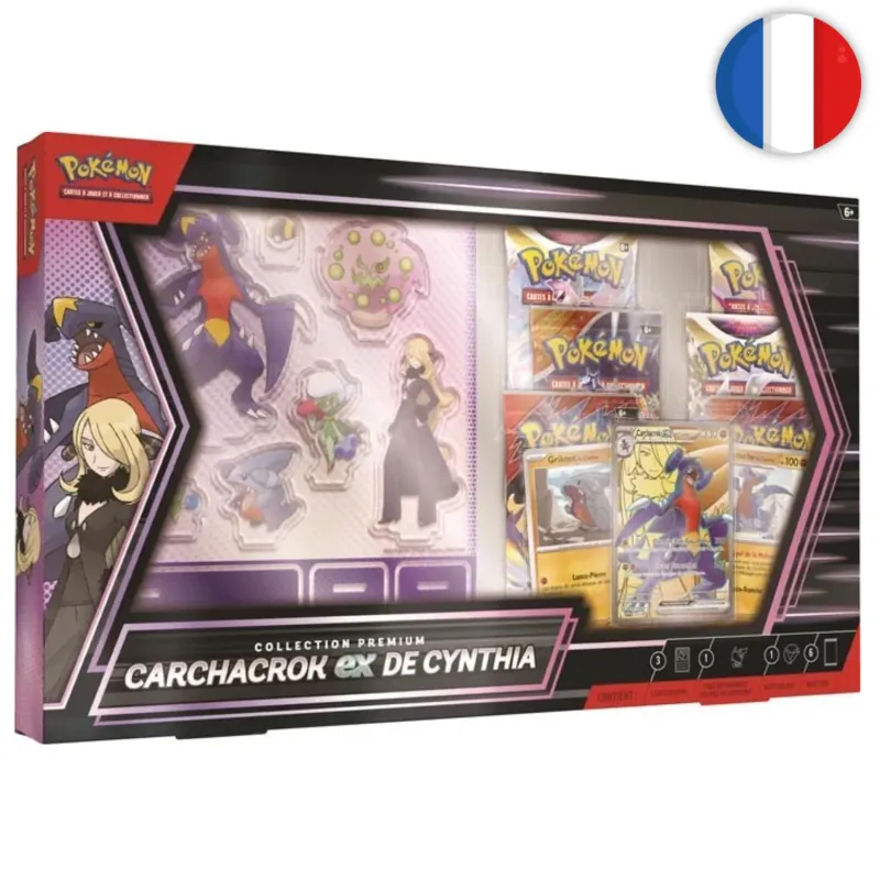 Pokémon (FR) - Coffret Collection Premium Carchacrok‑ex de Cynthia