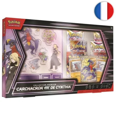 Pokémon (FR) - Coffret Collection Premium Carchacrok‑ex de Cynthia