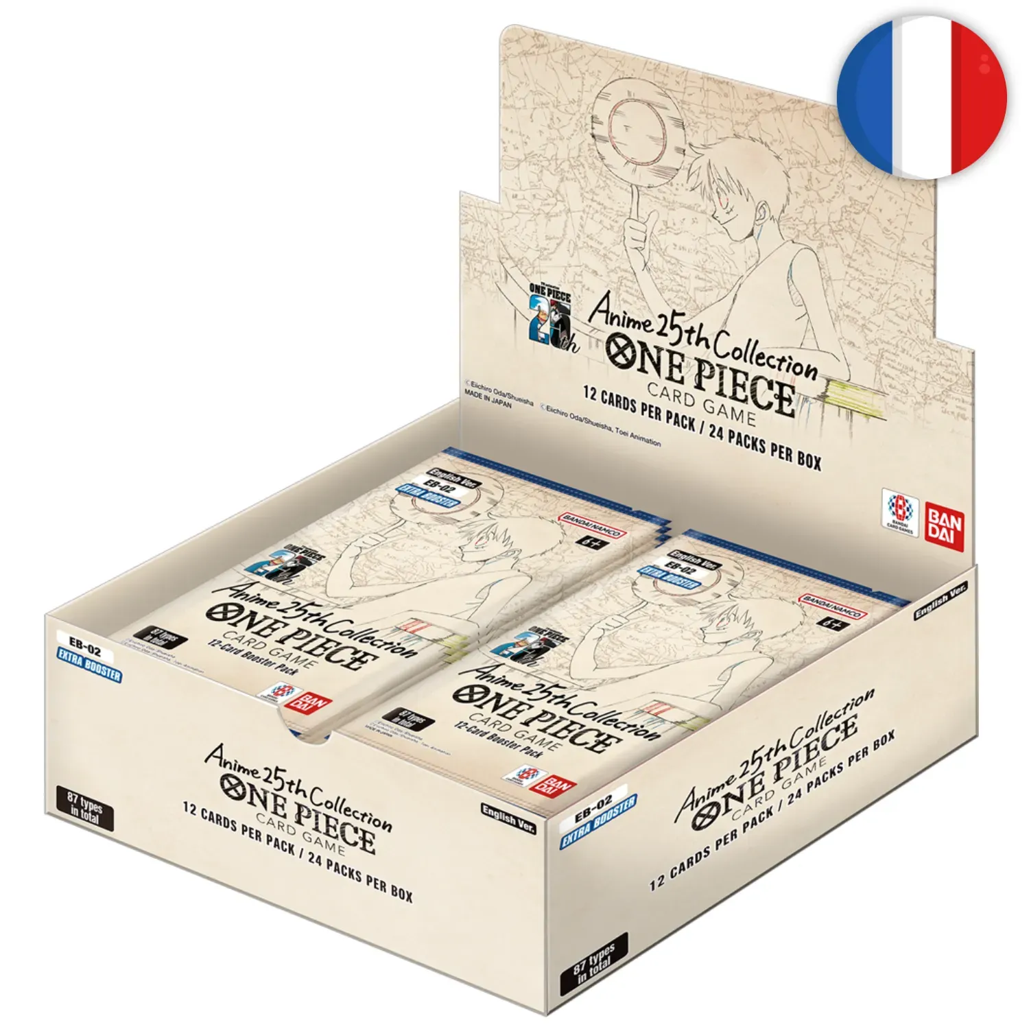 One Piece (FR) - Display 24 boosters - EB02 : Anime 25th Collection