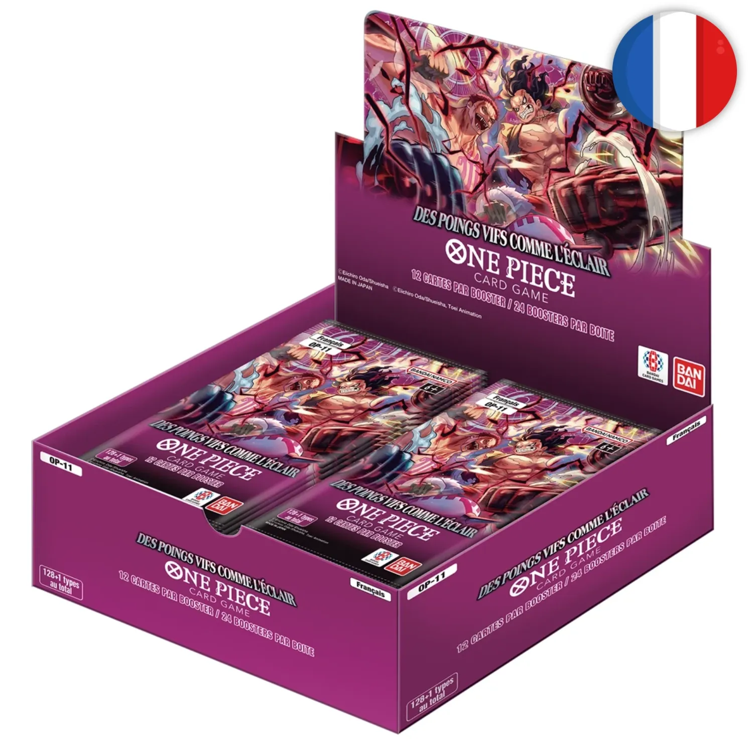 One Piece (FR) - Display de 24 boosters - OP11 : Des poings vifs comme l&#39;éclair