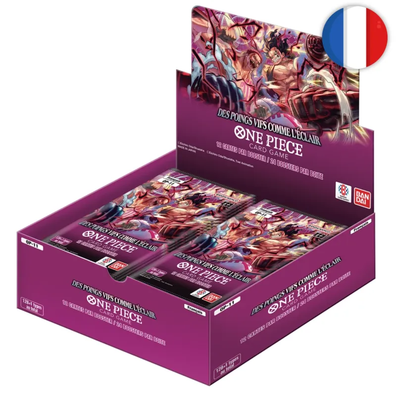 One Piece (FR) - Display de 24 boosters - OP11 : Des poings vifs comme l&#39;éclair