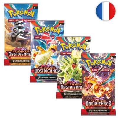 Pokémon (FR) - ART SET (4 boosters) - EV03 Flammes Obsidiennes