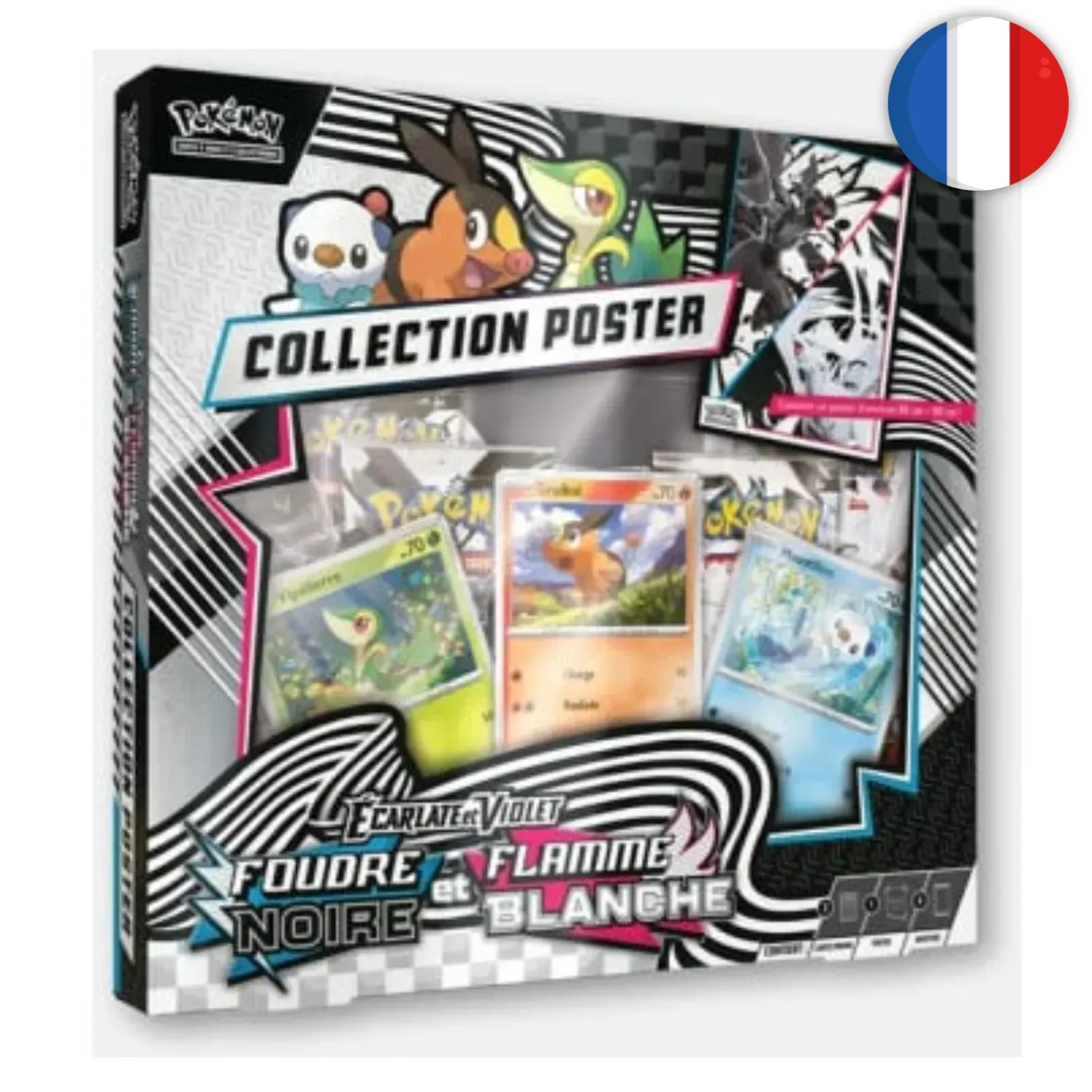 Pokémon (FR) - Unys Collection Poster - EV10.5 Foudre Noire &amp; Flamme Blanche