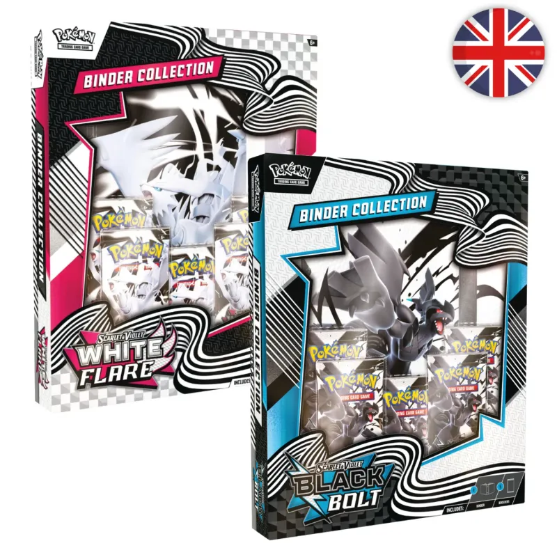 Pokémon (EN) - Collection Classeur (set de 2) - EV10.5 Foudre Noire &amp; Flamme Blanche