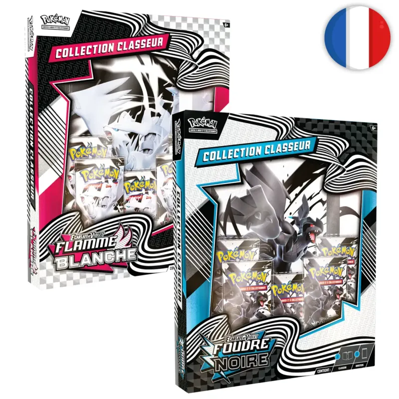 Pokémon (FR) - Collection Classeur (set de 2) - EV10.5 Foudre Noire &amp; Flamme Blanche
