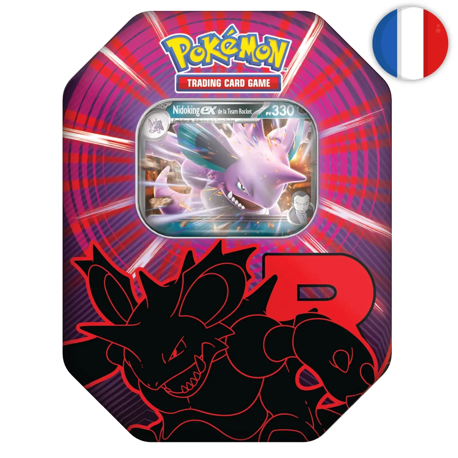 🟣[𝗣𝗥𝗘𝗖𝗢] Pokémon (FR) - Pokébox Fall EX Tin - Nidoking