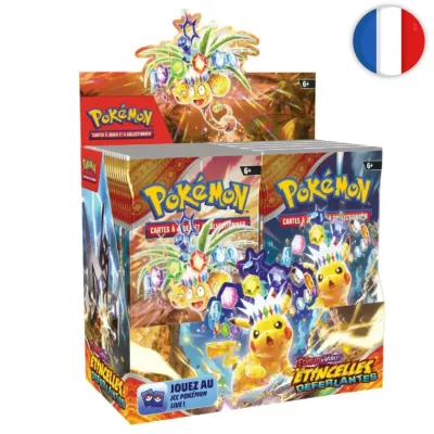 🟣[𝗣𝗥𝗘𝗖𝗢] Pokémon (FR) - Display 36 boosters - EV08 Étincelles Déferlantes