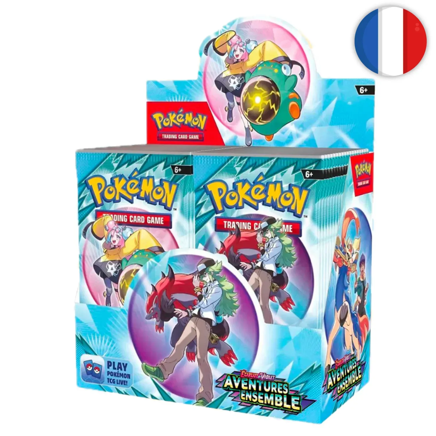 🟣[𝗣𝗥𝗘𝗖𝗢] Pokémon (FR) - Display 36 boosters - EV09 Aventures Ensemble