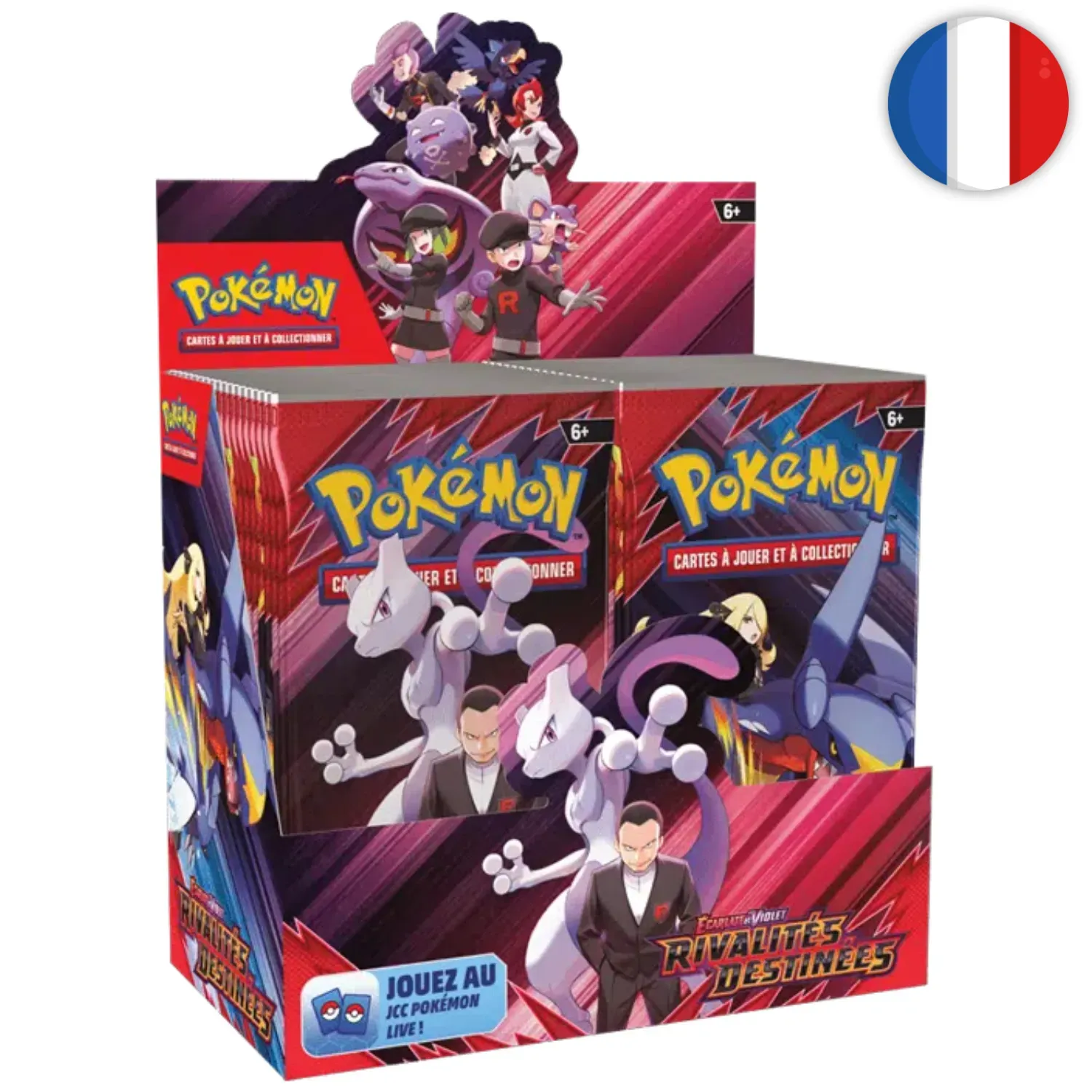 🟣[𝗣𝗥𝗘𝗖𝗢] Pokémon (FR) - Display 36 boosters - EV10 Rivalités Destinées