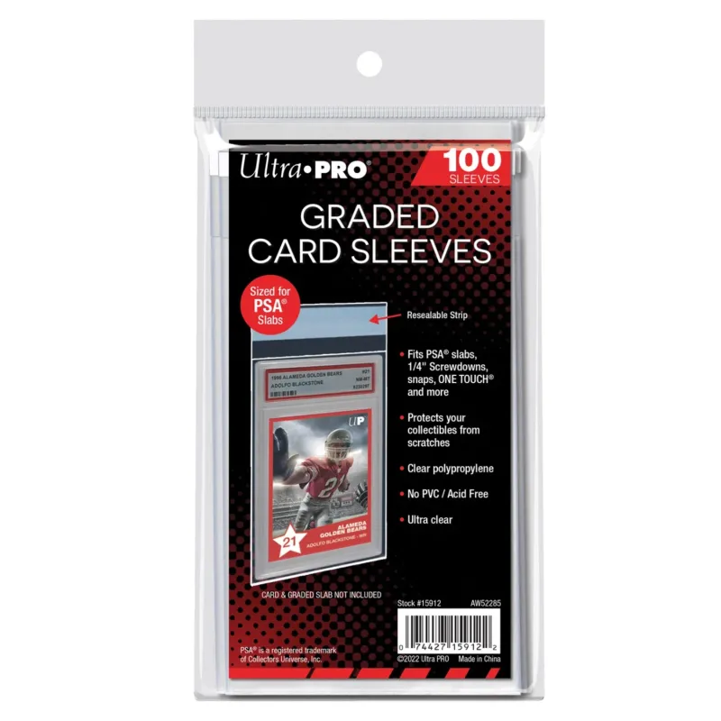 Ultra Pro - Graded Card Sleeves (100 pièces)