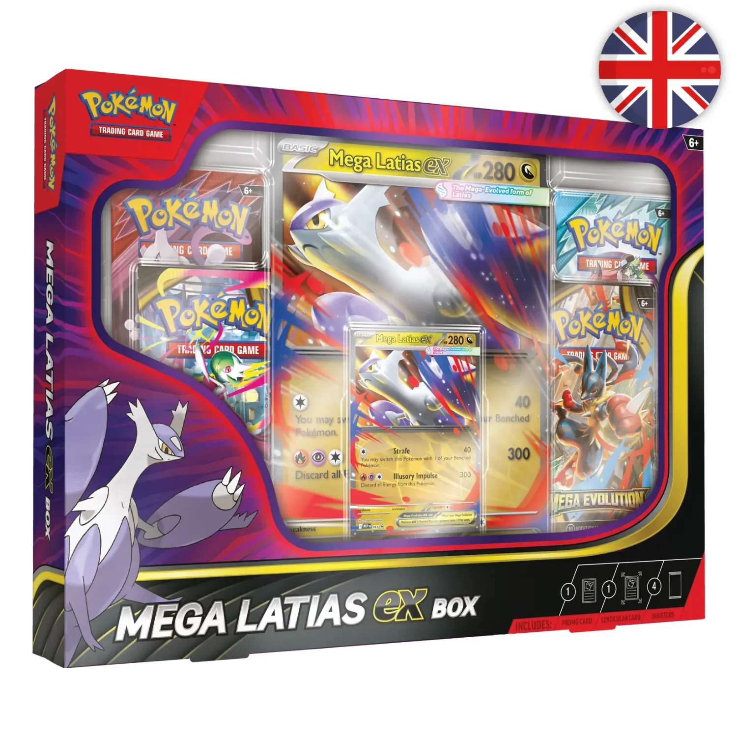 🟣[𝗣𝗥𝗘𝗖𝗢] Pokémon (EN) - Coffret Méga-Latias EX
