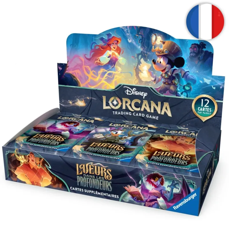🟣[𝗣𝗥𝗘𝗖𝗢] Lorcana (FR) - Display 24 boosters - CHAP10 Lueurs dans les Profondeurs