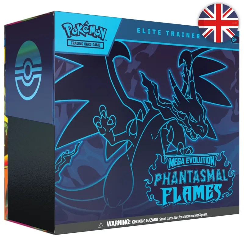 🟣[𝗣𝗥𝗘𝗖𝗢] Pokémon (EN) - ETB Coffret Dresseur d&#39;Élite - ME02 Flammes Fantasmagoriques