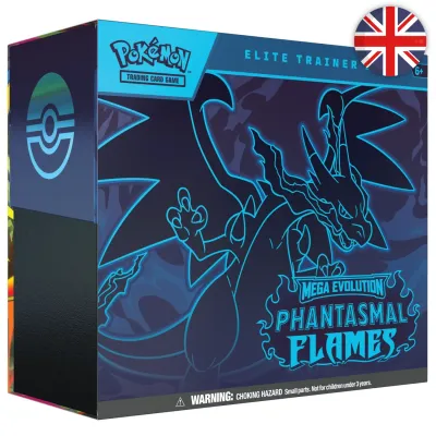 🟣[𝗣𝗥𝗘𝗖𝗢] Pokémon (EN) - ETB Coffret Dresseur d&#39;Élite - ME02 Flammes Fantasmagoriques