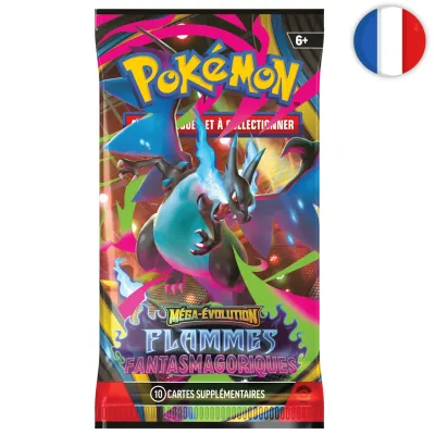 🟣[𝗣𝗥𝗘𝗖𝗢] Pokémon (FR) - Booster à l&#39;unité - ME02 Flammes Fantasmagoriques