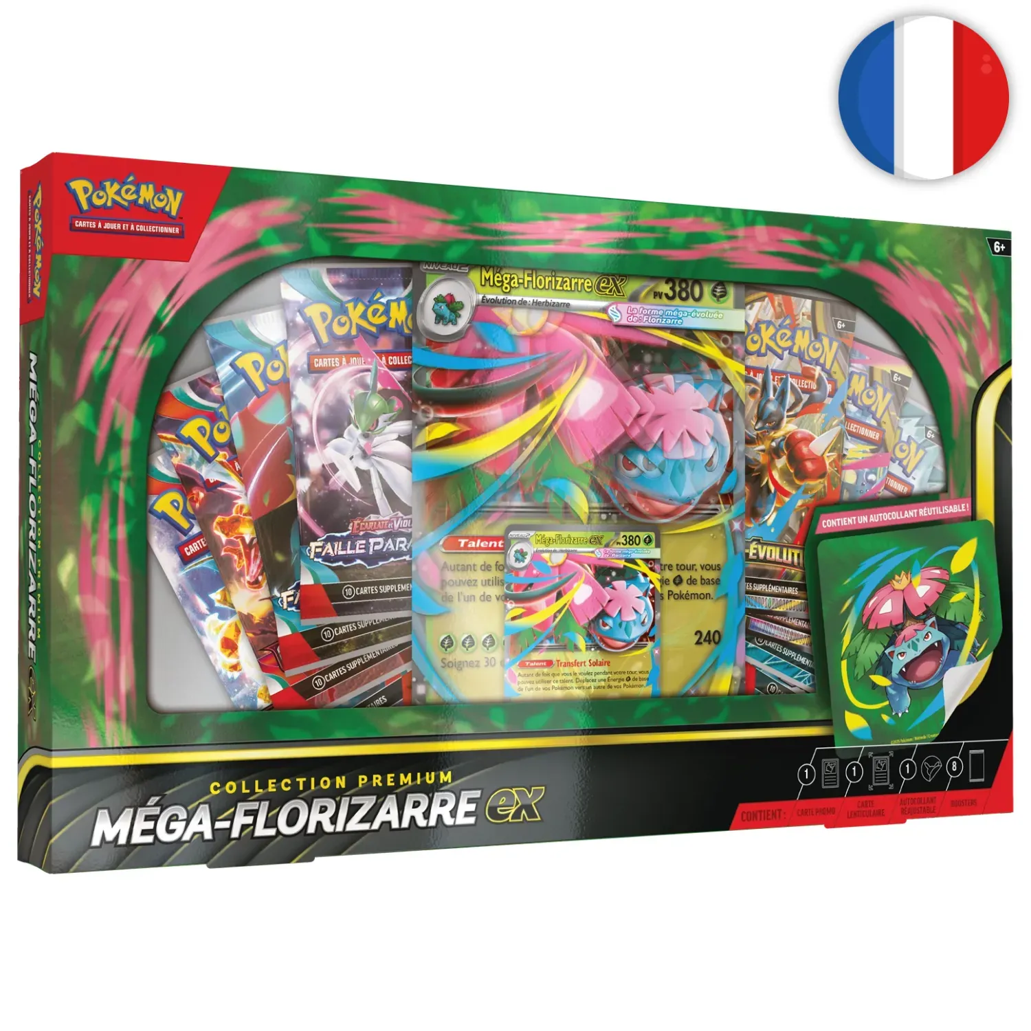 🟣[𝗣𝗥𝗘𝗖𝗢] Pokémon (FR) - Collection Premium Méga-Florizarre EX