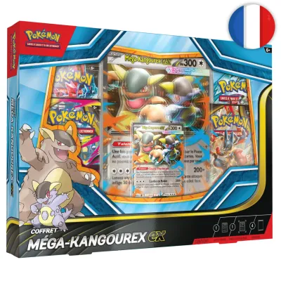 🟣[𝗣𝗥𝗘𝗖𝗢] Pokémon (FR) - Coffret Méga-Kangourex‑ex