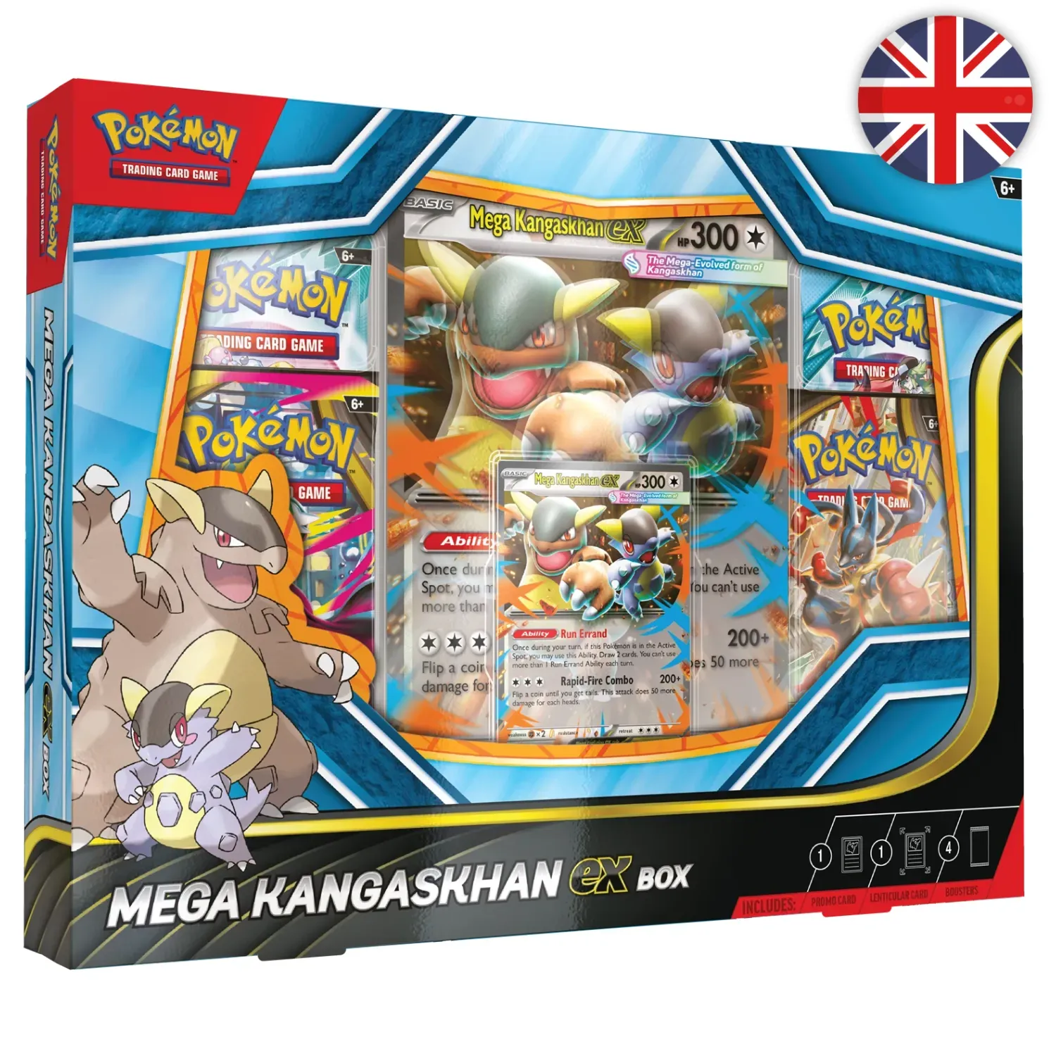 🟣[𝗣𝗥𝗘𝗖𝗢] Pokémon (EN) - Coffret Méga-Kangourex‑ex