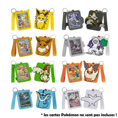 Pokémon - Lot de 8 porte-clés