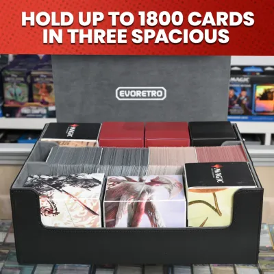 🟣[PRÉCO] Evoretro - Magnetic card deck storage holding 1800pcs