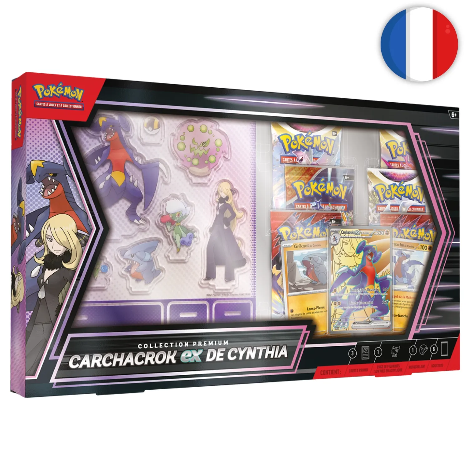 Pokémon (FR) - Collection Premium Carchacrok‑ex de Cynthia