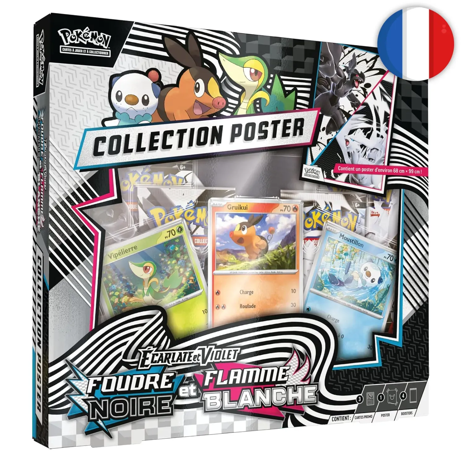 Pokémon (FR) - Collection poster Unys - EV10.5 Foudre Noire &amp; Flamme Blanche