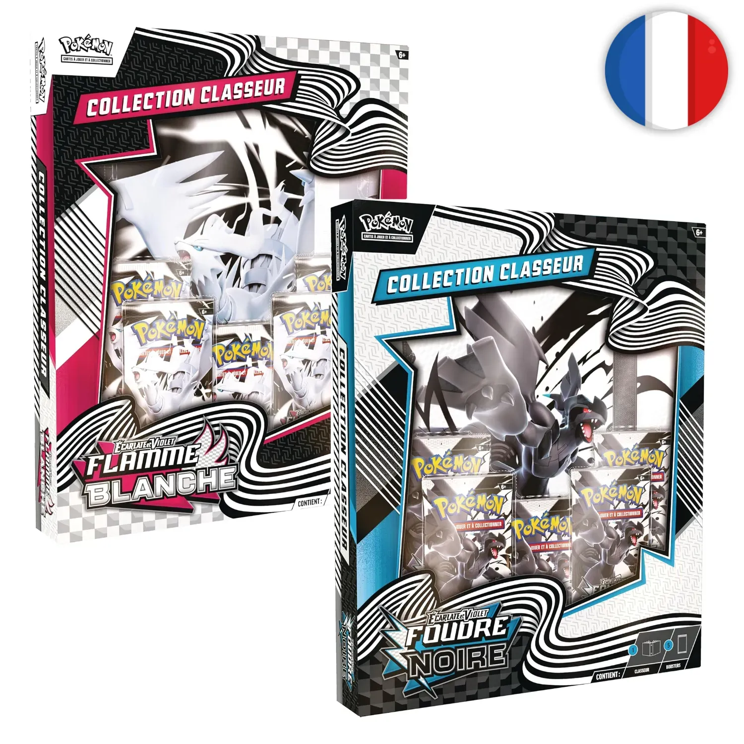 Pokémon (FR) - Collection classeur (set de 2) - EV10.5 Foudre Noire &amp; Flamme Blanche
