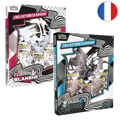 Pokémon (FR) - Collection classeur (set de 2) - EV10.5 Foudre Noire &amp; Flamme Blanche