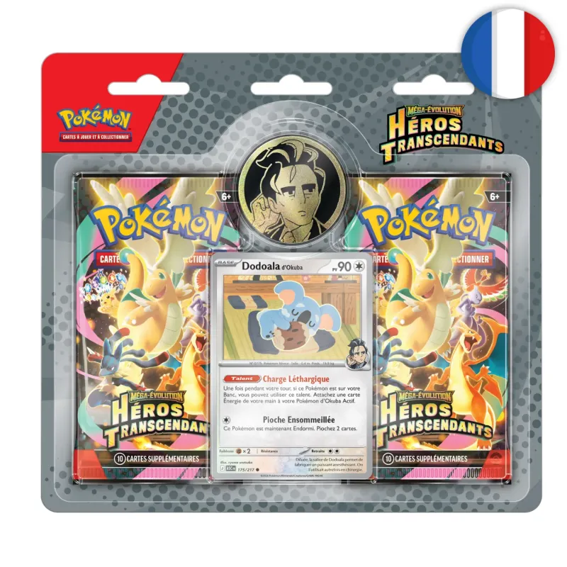 🟣[PRÉCO] Pokémon (FR) - Pack 2 boosters - ME02.5 Héros Transcendants