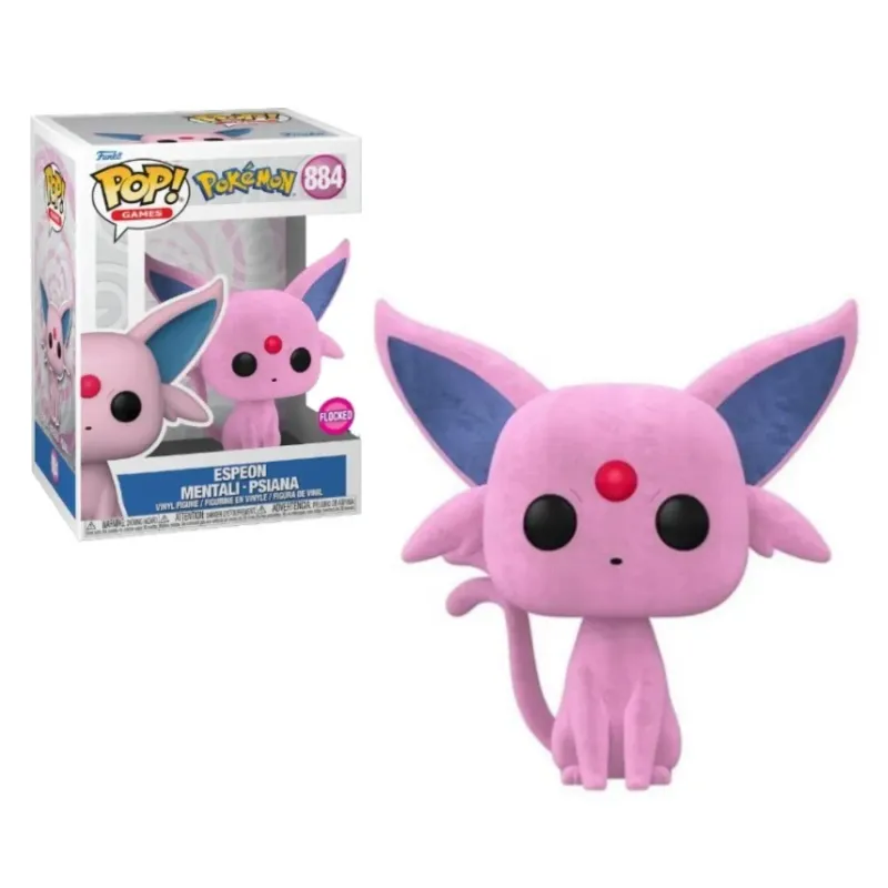 Pokémon - Funko POP Games N° 884 - Mentali (Flocked)