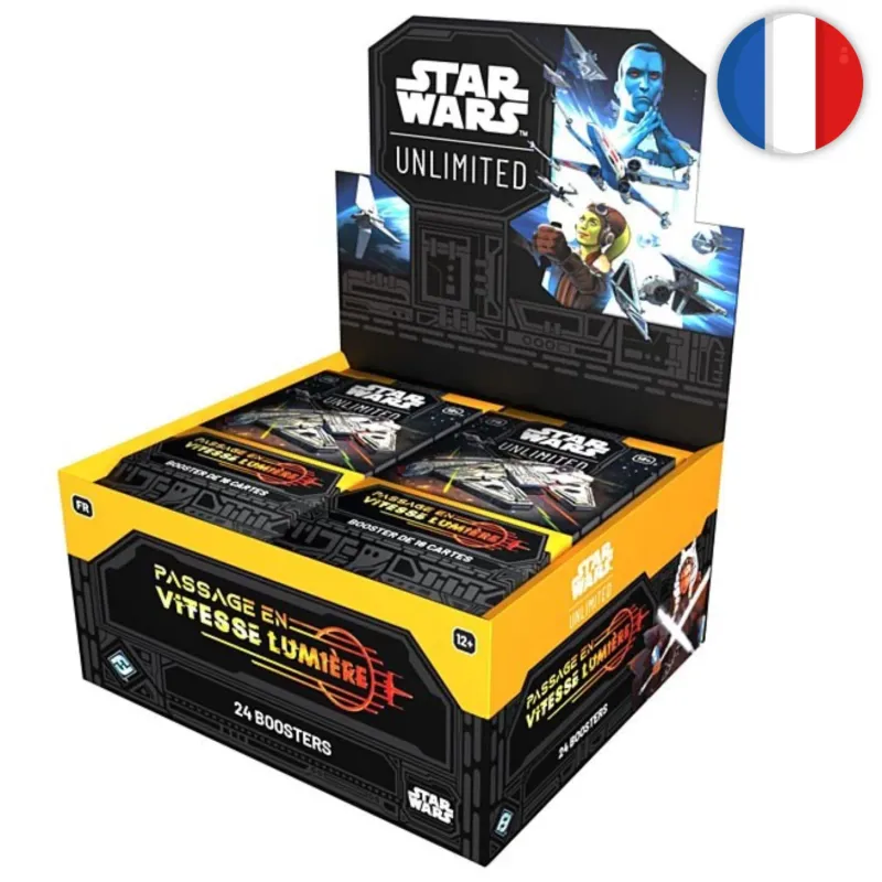 Star Wars Unlimited (FR) - Boîte de 24 boosters - Set 04 Passage Vitesse Lumière