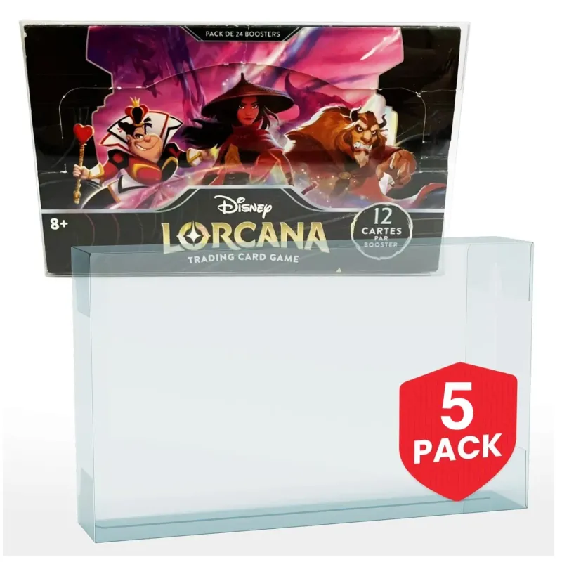 🟣[PRÉCO] Evoretro - Protection pour display de 24 boosters Lorcana (5 pièces)