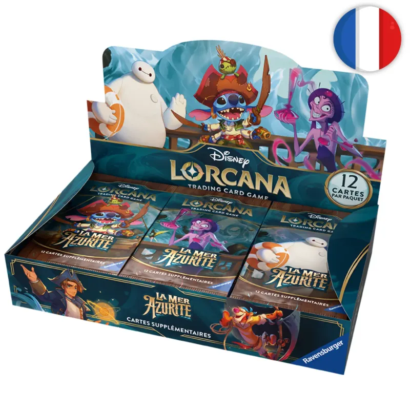 Lorcana (FR) - Display 24 boosters - CHAP6 La Mer Azurite