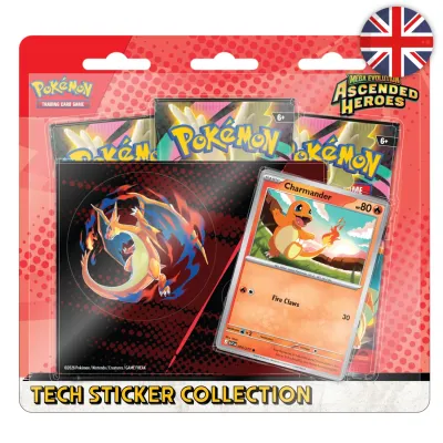 🟣[PRÉCO] Pokémon (EN) - Collection autocollant réajustable - ME02.5 Héros Transcendants