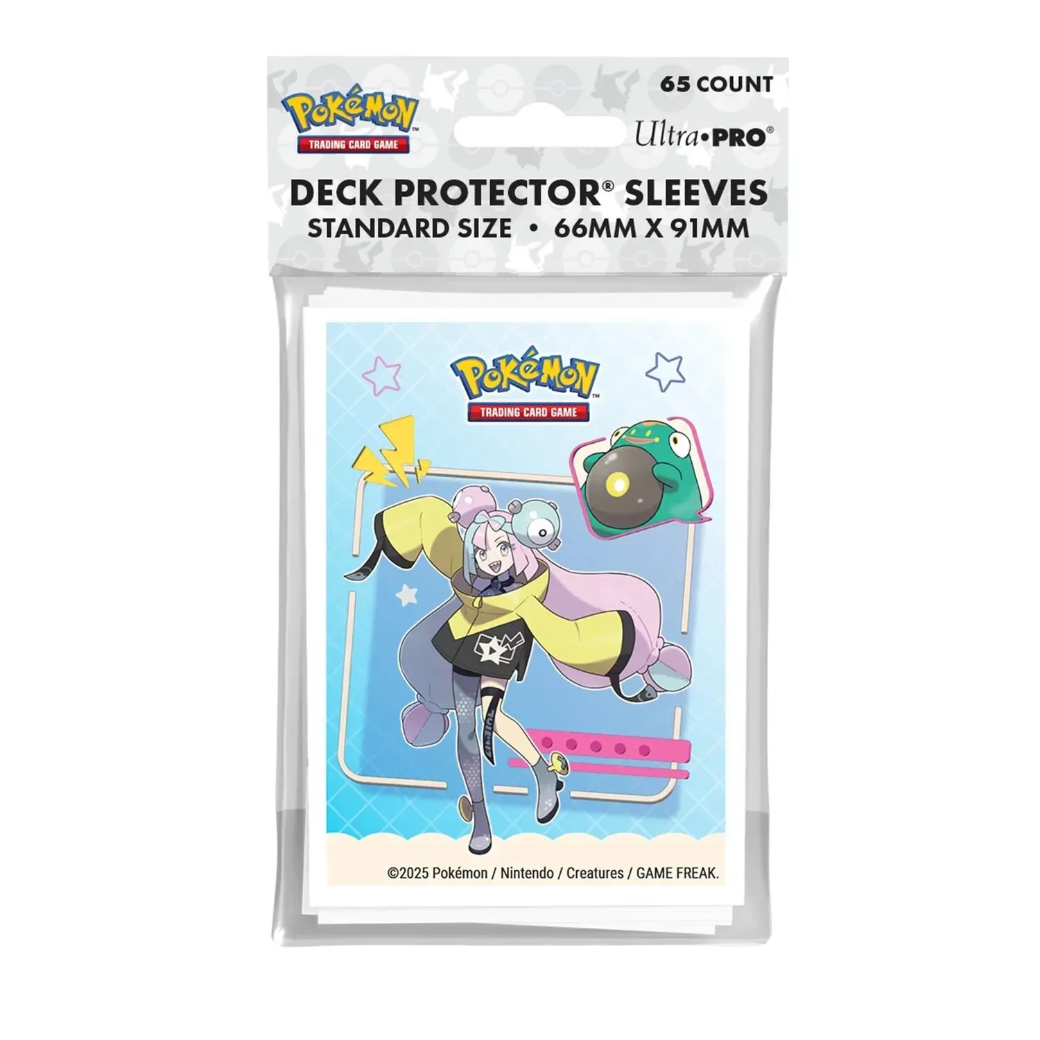 Ultra Pro - 65 protège-cartes standard Pokémon - Iono et Ampibidou