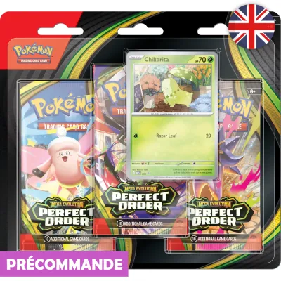 🟣[PRÉCO] Pokémon (EN) - Pack de 3 boosters - ME03 Équilibre Parfait