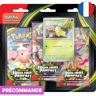 🟣[PRÉCO] Pokémon (FR) - Pack de 3 boosters - ME03 Équilibre Parfait