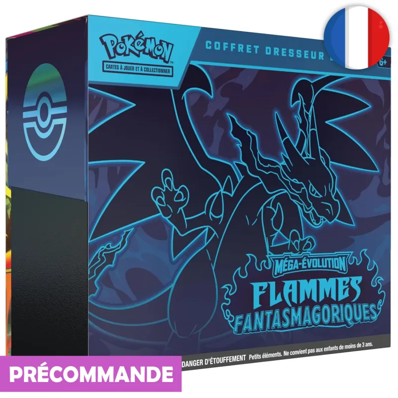 🟣[PRÉCO] Pokémon (FR) - ETB Coffret Dresseur d'Élite - ME02 Flammes Fantasmagoriques