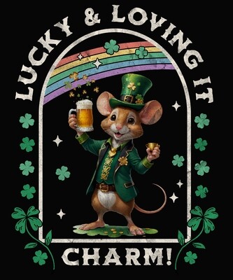 Lucky &amp; Loving It Charm Boy Mouse