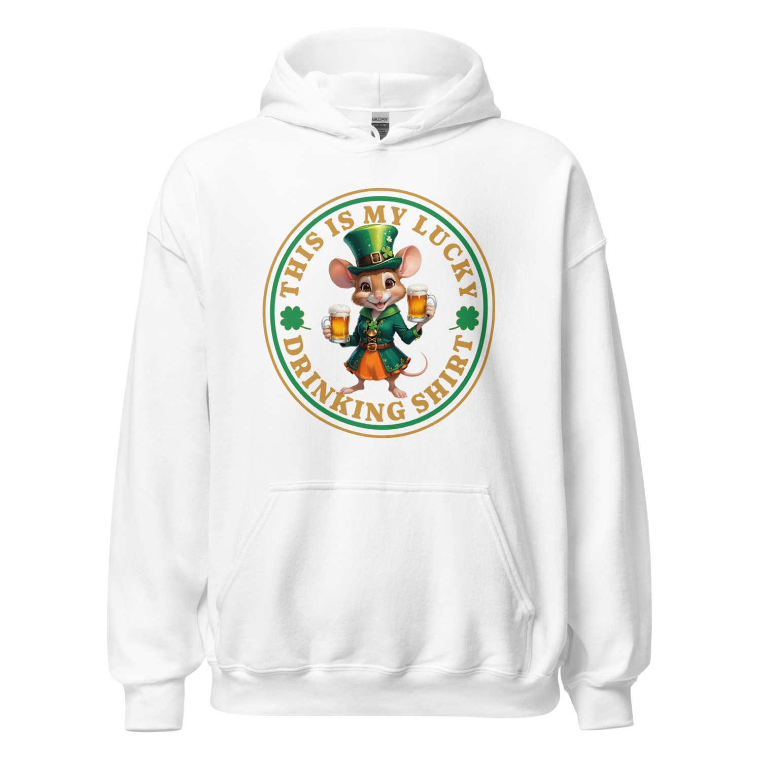 Lucky Drinking Shirt Girl Mouse